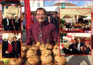 Impressionen vom Brandenburger Bürgerfest: Jörg Vogelsänger servierte Branden-Burger