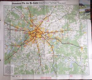 Für viele Jahre nur noch Erinnerung: Das S-Bahn-Netz in den Dreissigern