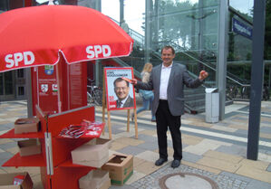 Frühdienst: Jörg Vogelsänger am Mittwoch, 10. September an der S-Bahn Hoppegarten