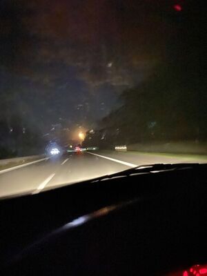 Nachtlicht aus der Autobahn (Foto: Guhl)