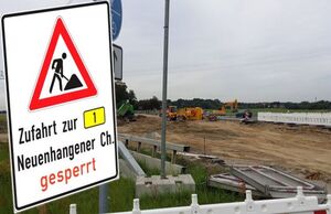 Die Bauarbeiten sind in vollem Gange und kommen gut voran