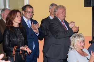 Neuenhagens Bürgermeister geht: Jürgen Henze bei der offizielle Verabschiedung (Foto: Marianne Hitzges)