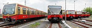 Aktueller Fuhrpark der Berliner S-Bahn, Foto: S-Bahn Berlin GmbH, J. Donath
